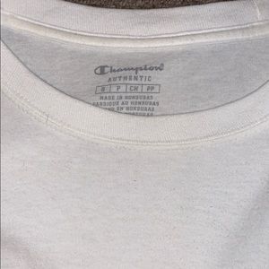 Champion Shirts - White Champion Long Sleeve LS SMALL Champion Shirts - White Champion Long Sleeve LS SMALL